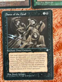 5x MTG Ice Age Rares - Dance of the Dead - Thermokarst - Zuran Orb - cards rare - Image 2