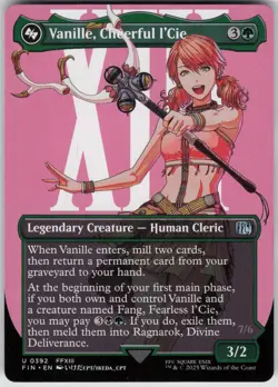 MTG Vanille, Cheerful l'Cie (Borderless) Normal NM FINAL FANTASY Magic 392 - Image 1