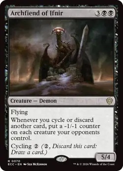Archfiend of Ifnir [Lorwyn Eclipsed] MTG - Image 1