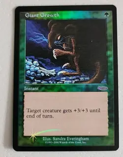 Giant Growth FNM Promos Foil LP Lightly Played MTG - Image 1