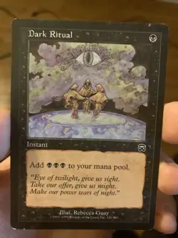 Dark Ritual ~ Mercadian Masques [ Excellent ] [ Magic MTG ] - Image 1