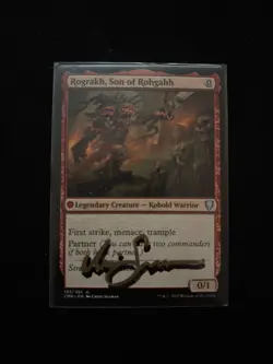 Rograkh, Son of Rohgahh Shadow Signed By Artist In Gold And Black - Image 1