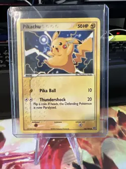 Pokemon TCG Pikachu EX Emerald 60/106 Regular Common - Image 1