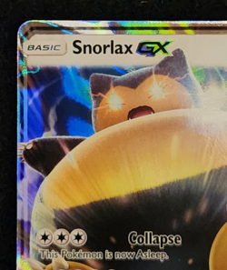 2016 Pokemon Black Star Promo Snorlax GX #SM05 EX-NM - Image 2