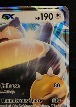 2016 Pokemon Black Star Promo Snorlax GX #SM05 EX-NM - Image 3