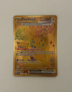 Pikachu Ex Sv: Prismatic Evolutions 179/131 Hyper Rare Holo Pokemon TCG Card MNT - Image 2