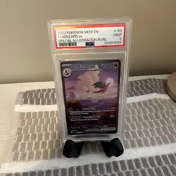Pokemon Charizard ex Scarlet & Violet 151 Special Illustration Rare Holo PSA 9 - Image 1