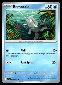 Remoraid 033/159 Pokemon Sv09: Journey Together Non Holo - Image 1