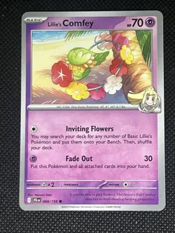 Lillie's Comfey 068/159 Pokemon Sv09: Journey Together Non Holo - Image 1