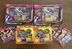 Pokemon Destined Rivals, Mega Evolutions & Phantasmal Flames Sealed Lot - Image 1