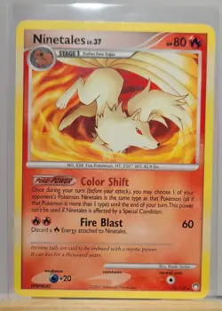 2007 Pokemon Diamond & Pearl Mysterious Treasures 32 Ninetales - Image 1