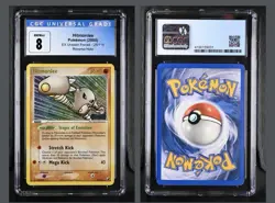 Pokemon TCG Hitmonlee EX Unseen Forces 25/115 Reverse Holo Rare - CGC 8 - Image 2