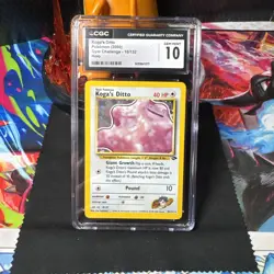 Koga's Ditto 10/132 Holo Rare - Gym Challenge - Pokemon TCG 2000 Vintage - Image 1