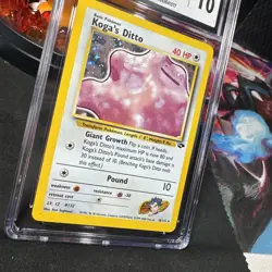 Koga's Ditto 10/132 Holo Rare - Gym Challenge - Pokemon TCG 2000 Vintage - Image 2