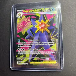 Mega Starmie ex 102/088 ME Perfect Order Holo Full Art Ultra Rare Pokemon NM-MT - Image 1