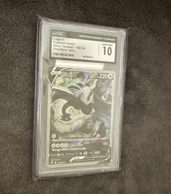 2022 Pokemon Sword & Shield Silver Tempest Alt Art Lugia #186/195 V CGC 10 - Image 1