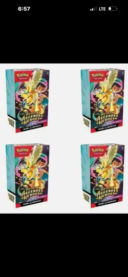 PRESALE Pokemon TCG: Mega Evolution-Ascended Heroes Booster Bundle x4 22/04/2026 - Image 1