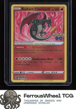 Radiant Charizard 011/078 - Pokemon GO - (NM) - Image 1