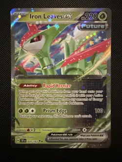 Iron Leaves ex 025/162 Pokemon Temporal Forces TCG English NM - Image 1