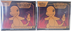 2x Pokemon Scarlet Violet Obsidian Flames Elite Trainer Box ETB Sealed With Case - Image 1
