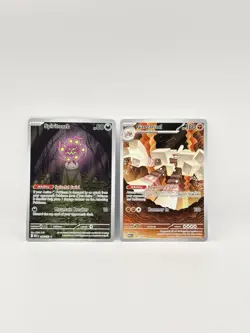 Lot of 2 – Garganacl & Spiritomb – Mega Evolution Illustration Rare – Pokemon - Image 1