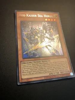 Yugioh - Neo Kaiser Sea Horse CR07-AES17 - Secrets Rare - Asian-English - NM - Image 2