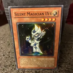Yugioh Silent Magician LV4 NTR-EN001 Super Rare NM - Image 1