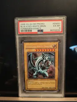 yugioh PSA 6 Ex-MT blue-eyes white dragon FL1-EN001 Limited Edition Foil - Image 1