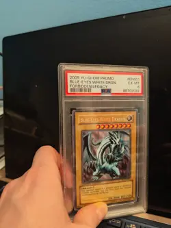 yugioh PSA 6 Ex-MT blue-eyes white dragon FL1-EN001 Limited Edition Foil - Image 2