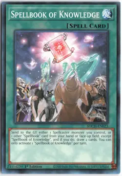 Yugioh - Spellbook of Knowledge SDCH-EN023 1st Edition - Structure Deck: Spirit - Image 1