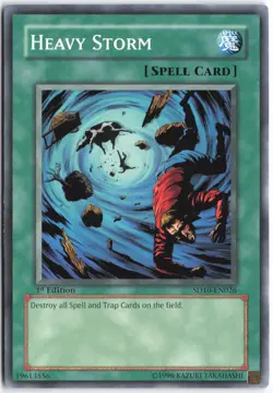 Yugioh - Heavy Storm SD10-EN026 1st Edition - Structure Deck: Machine Re-Volt - Image 1