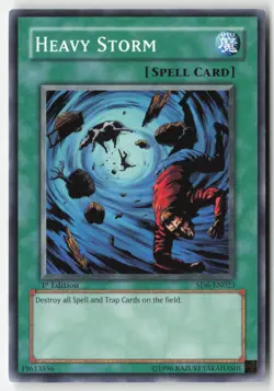 Yugioh - Heavy Storm SD6-EN023 1st Edition - Structure Deck: Spellcaster's Judgm - Image 1