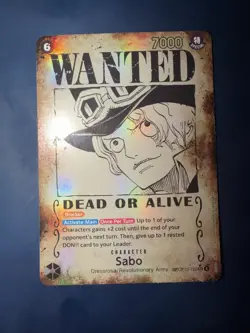 One Piece TCG Sabo OP13-120 Carrying on His Will (Wanted Poster) - Image 1