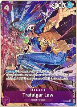 Trafalgar Law Illustration Box Vol.6 P-093 One Piece Promo Alternate Art New 💎 - Image 1