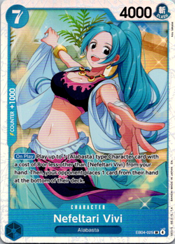 Nefeltari Vivi EB04-025 SR The Azure Sea's Seven One Piece English NM - Image 1