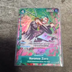 One Piece TCG OP-15/EB04 Roronoa Zoro OP13–037 Treasure Rare - Image 1