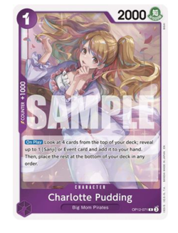 Charlotte Pudding - OP12-071 - R - Foil One Piece - Image 1