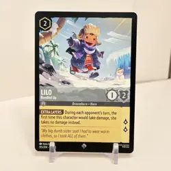 Disney Lorcana Winterspell Lilo Bundled Up Regular 15/204 NM - Image 1