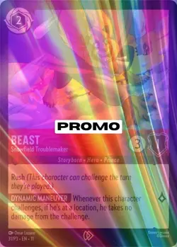 Beast - Snowfield Troublemaker Promo Disney Lorcana Promo Cards 31/P3 - Image 1