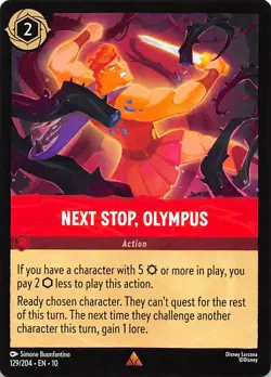 Next Stop, Olympus 129/204 Whispers in the Well Disney Lorcana - Image 1