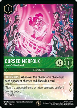 Cursed Merfolk - Ursula's Handiwork (Foil) - Disney Lorcana Promo Cards - Image 1