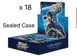 Case Of Weiss Schwarz Rurouni Kenshin(24 boxes) and SAO(18 boxes) boxes F/S - Image 2