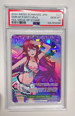 PSA 10 Weiss Schwarz Hololive Summer Collection HOL/WE44-22SP SP IRyS - Image 4