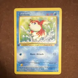 Pokemon Goldeen Jungle 53/64 1st Edition Regular Common 40 HP English Card - Image 1