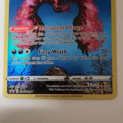 Pokemon Galarian Moltres SWSH284 Promo Full Art Holo Basic 120 HP TCG Card - Image 4