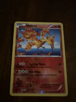 Pokemon TCG Moltres Holo Rare Card Next Destinies 14/99 Near Mint - Image 1