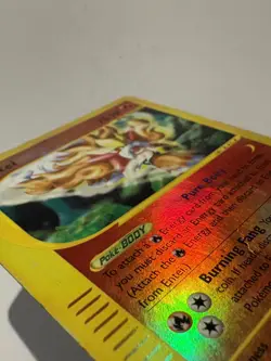 Entei 10/147 Aquapolis Reverse Holo Rare Pokemon Card WOTC HP - Image 3