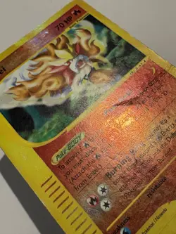 Entei 10/147 Aquapolis Reverse Holo Rare Pokemon Card WOTC HP - Image 4