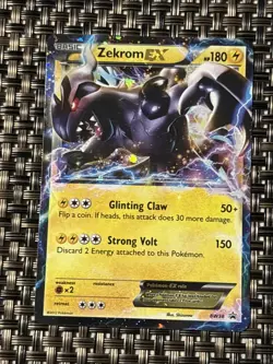 Black and White #BW38 Zekrom EX Ultra Rare Holo Promo Card 2012 PL-LP Foil TCG! - Image 1