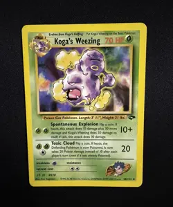 Koga's Weezing 50/132 Gym Challenge Pokemon Card - Image 1